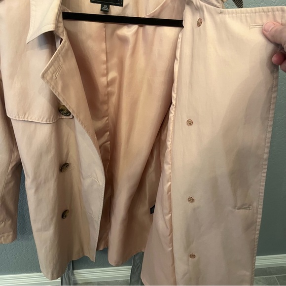 Sam Edelman double breasted trench coat blush Belted Size XL - Picture 9 of 9